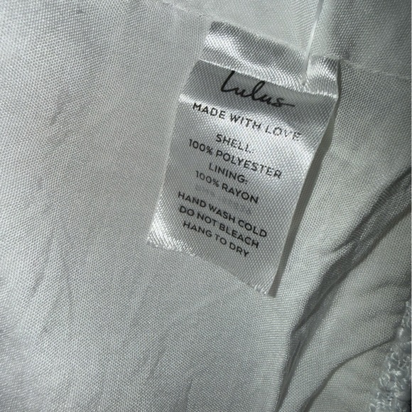 Lulu’s White Tweed Sleeveless Two-Piece Skort Romper Large - Picture 5 of 5